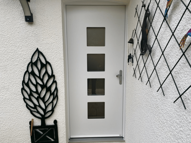 Porte d’entrée Bel’M Marelle installée après dépose propre à Villemoisson-sur-Orge